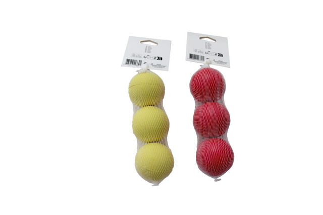 set-3-mingi-pentru-caini-auchan-cauciuc-6-cm-diverse-culori