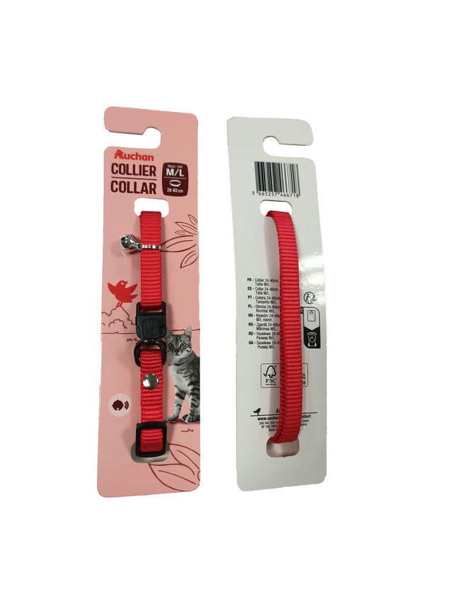 zgarda-cu-clopotel-pentru-pisici-auchan-marimea-m-l-1-x-20-40-cm-rosu
