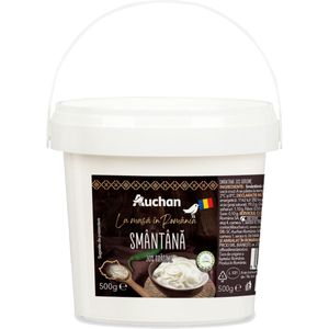 Smantana Auchan, 30% grasime, 500 g