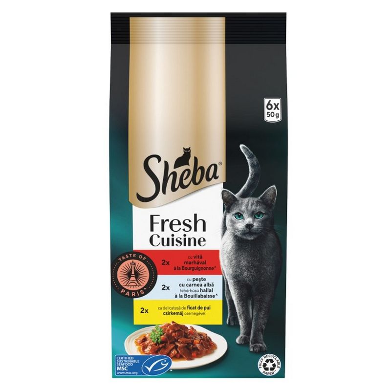 hrana-umeda-pentru-pisici-adulte-sheba-taste-of-paris-cu-vita-si-peste-cu-carne-alba-6-x-50-g