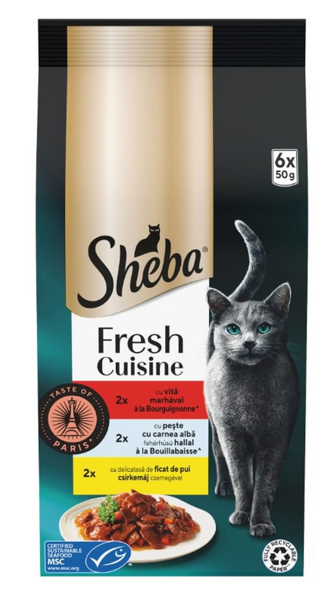 hrana-umeda-pentru-pisici-adulte-sheba-taste-of-paris-cu-vita-si-peste-cu-carne-alba-6-x-50-g