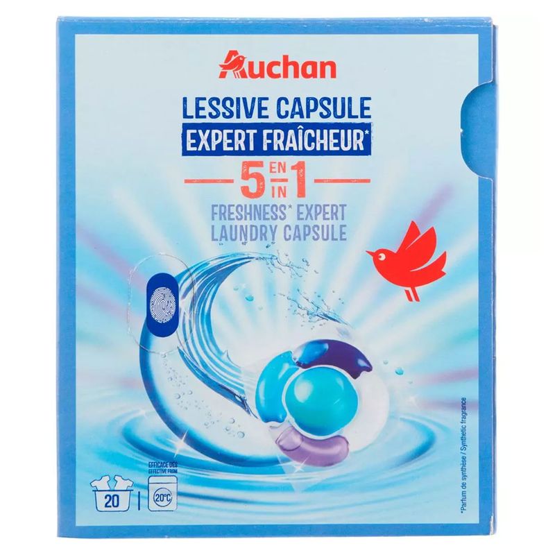 detergent-de-rufe-capsule-cu-parfum-Fresh-Auchan-5-in-1-20-spalari-1