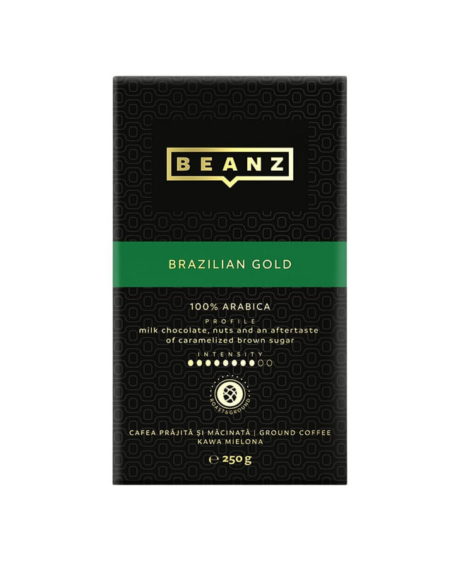 cafea-macinata-beanz-brazilian-gold-250-g
