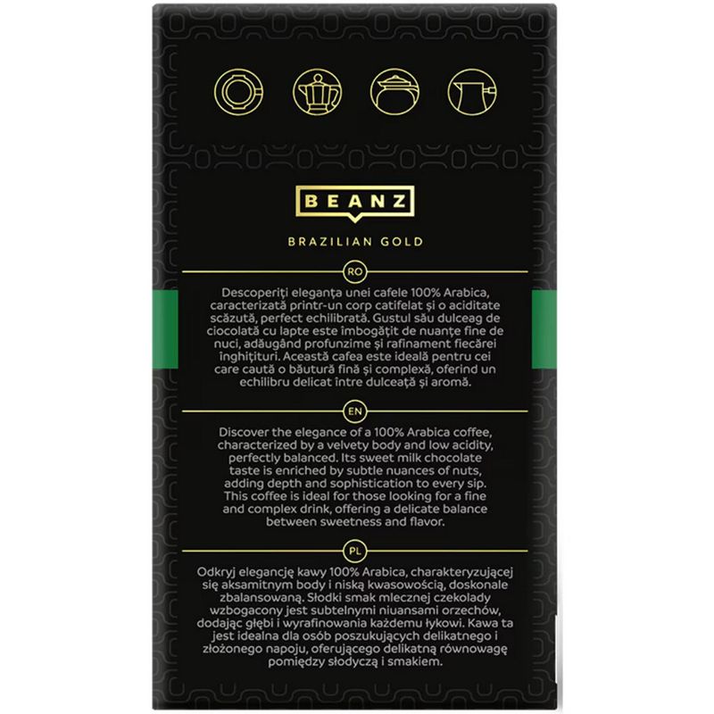 cafea-macinata-beanz-brazilian-gold-250-g