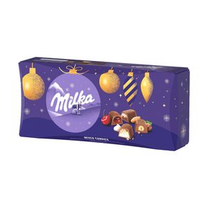 Bomboane de ciocolata cu diverse umpluturi Milka, 255 g