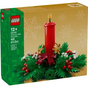 LEGO - Decoratiune pentru masa de Craciun 40743, 433 piese