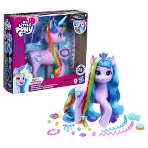 Figurina My Little Pony - Izzy Moonbow si coafurile curcubeu