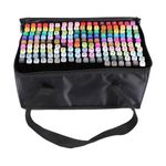 set-168-markere-cu-varf-dublu-auchan-multicolor