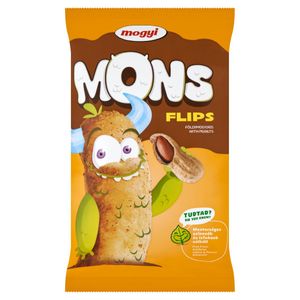 Pufuleti porumb cu arahide Mogyi MONS Flips, 90 g