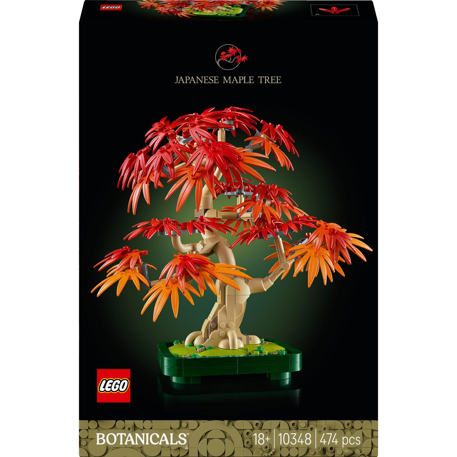 LEGO Botanicals - Bonsai de artar japonez rosu 10348, 474 piese