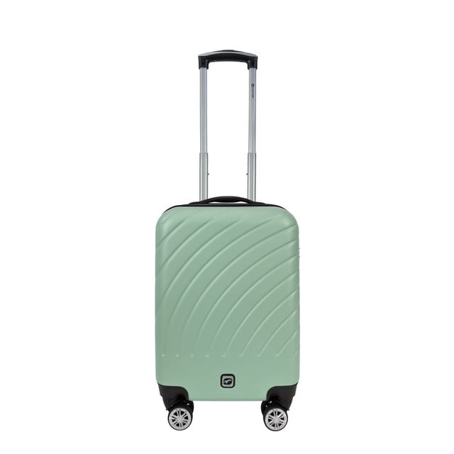 Troler Airport Rainbow, din ABS, S, 34 x 50 x 22 cm, verde