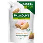 Rezerva Sapun Lichid PALMOLIVE Milk & Almond, Cantitate 500 ml, Parfum de Migdale - imagine 2
