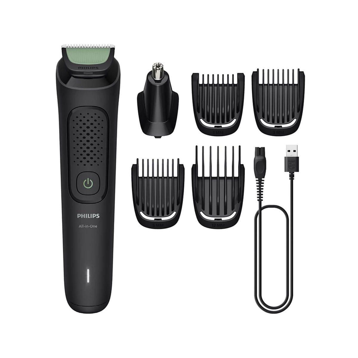 Aparat de tuns Philips MG3915/15 6 in 1, autonomie 60 min, negru