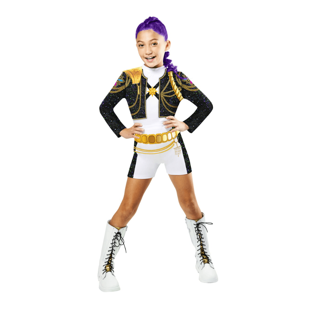 Costum de carnaval K-Pop Demon Hunters - Rumi Golden Classic, M (9-10 ani/max 140 cm)
