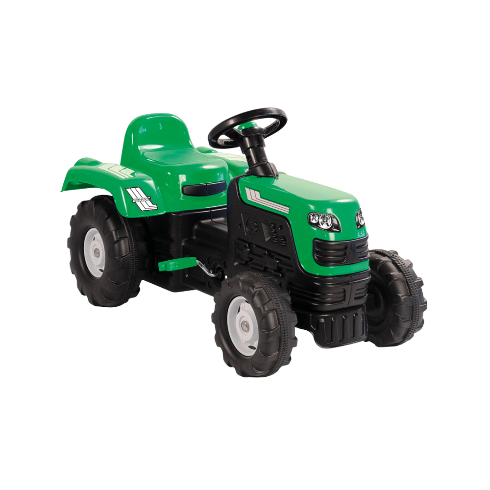 Tractor cu pedale Dolu, 81.5 x 45 x 52 cm, verde