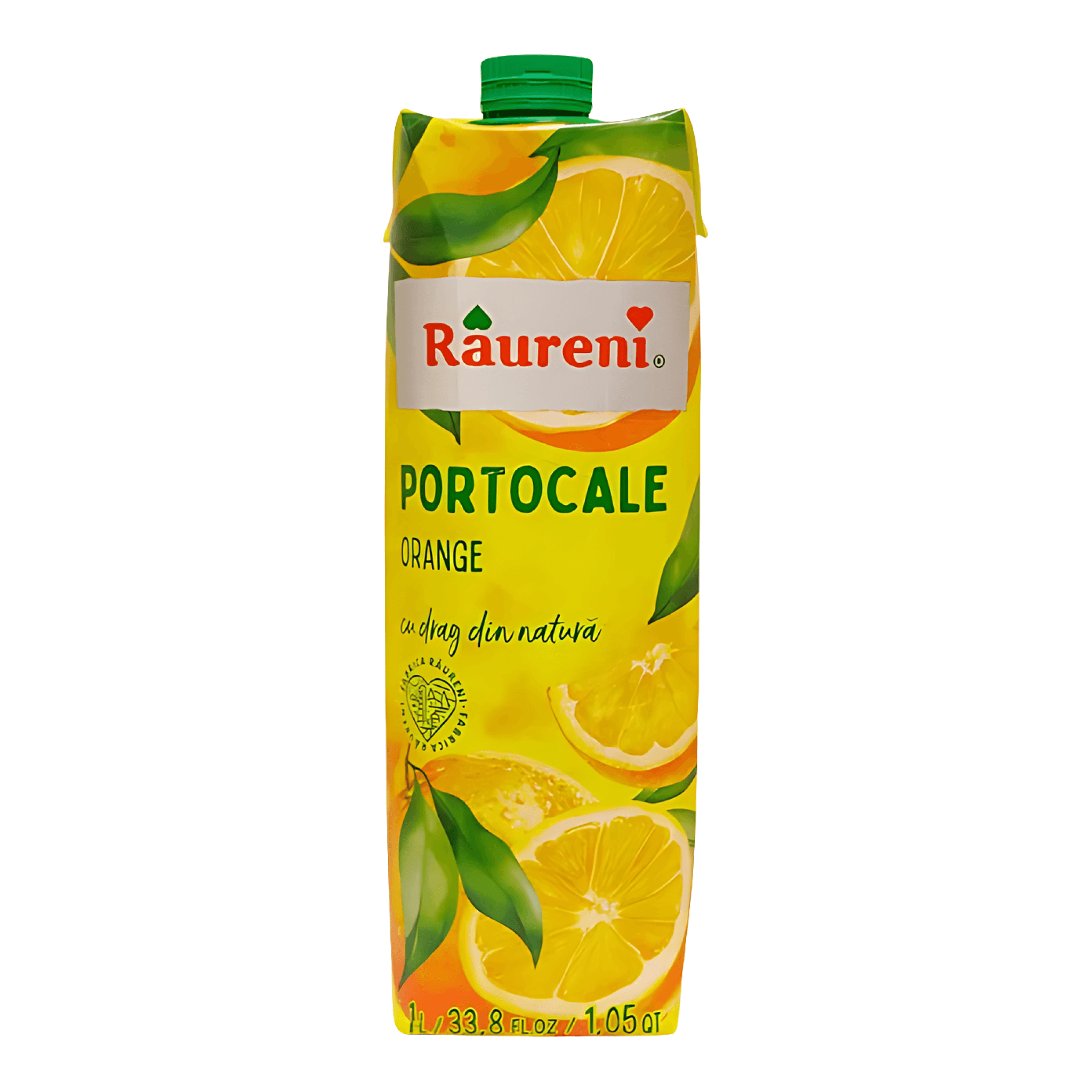 Bautura necarbogazoasa cu suc de portocale Raureni, 1 l