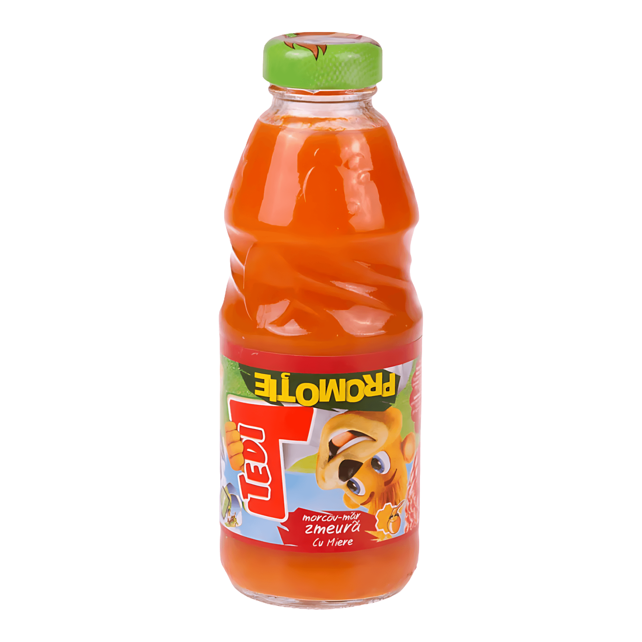 Suc din morcov, mar si zmeura Tedi, 0.3 l