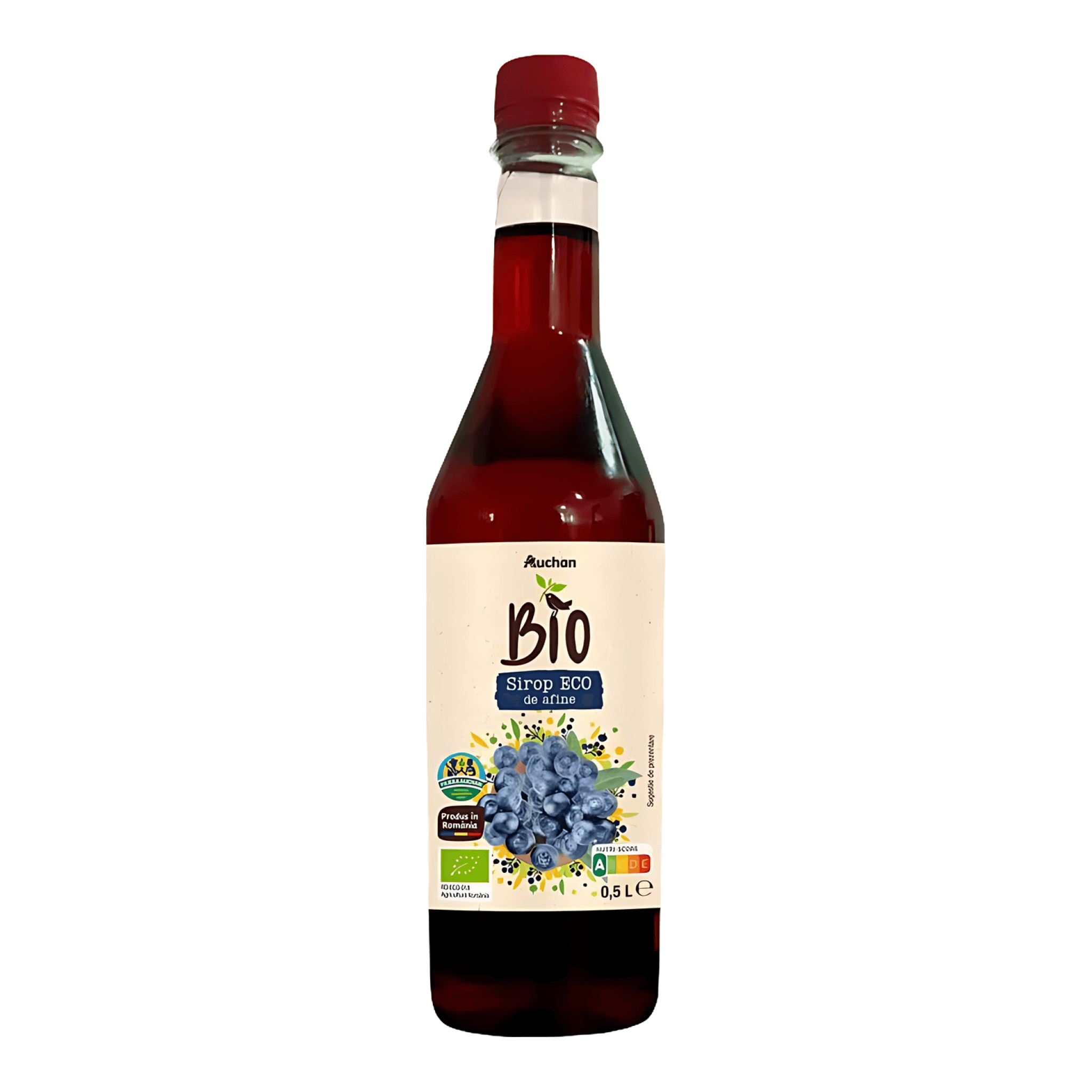 Sirop de afine Auchan, 0.5 l