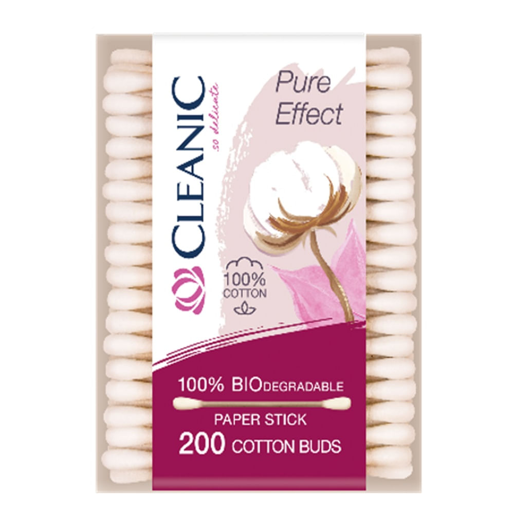 Betisoare de urechi Cleanic, 200 bucati