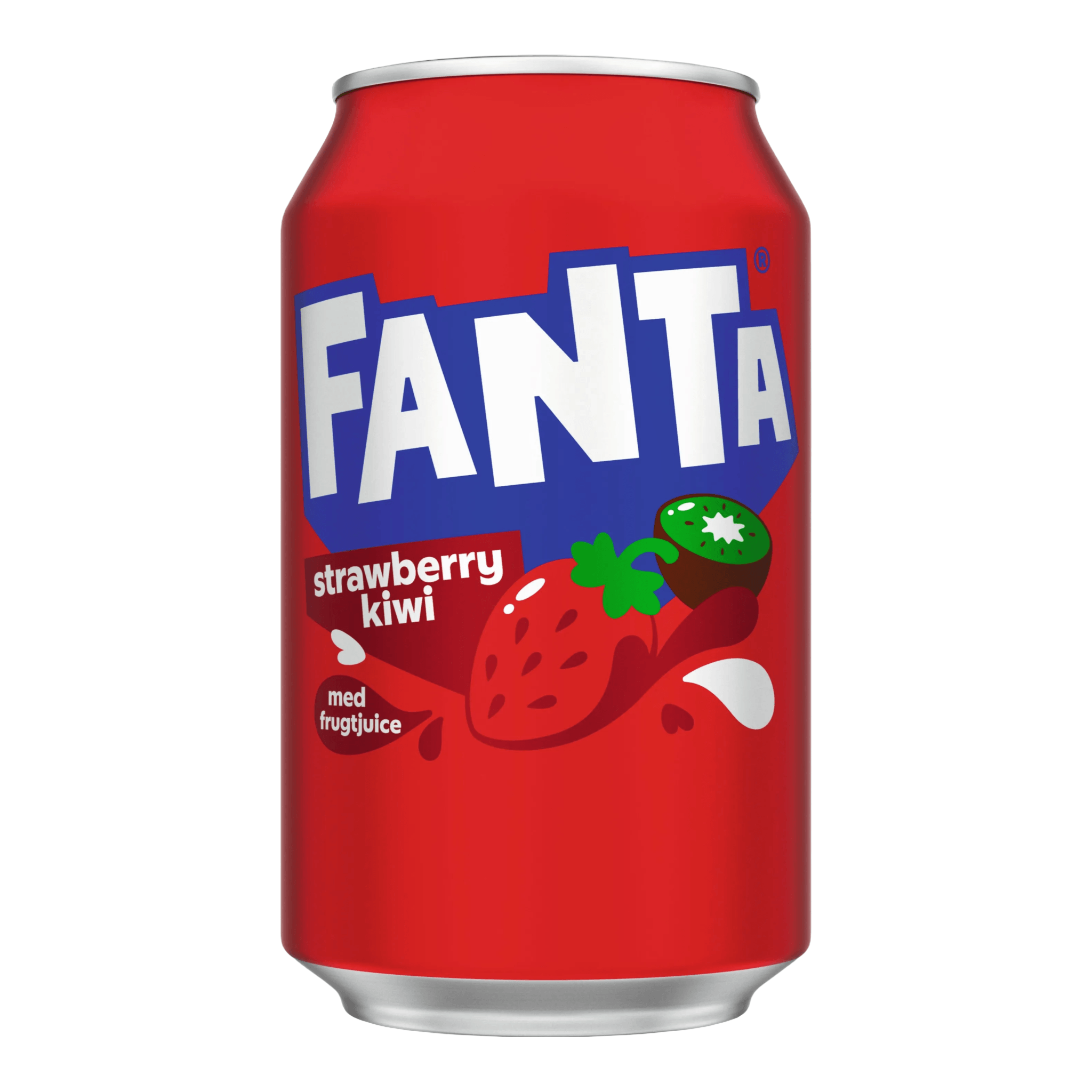 Bautura carbogazoasa cu aroma de capsuni si kiwi Fanta, 0.33 l