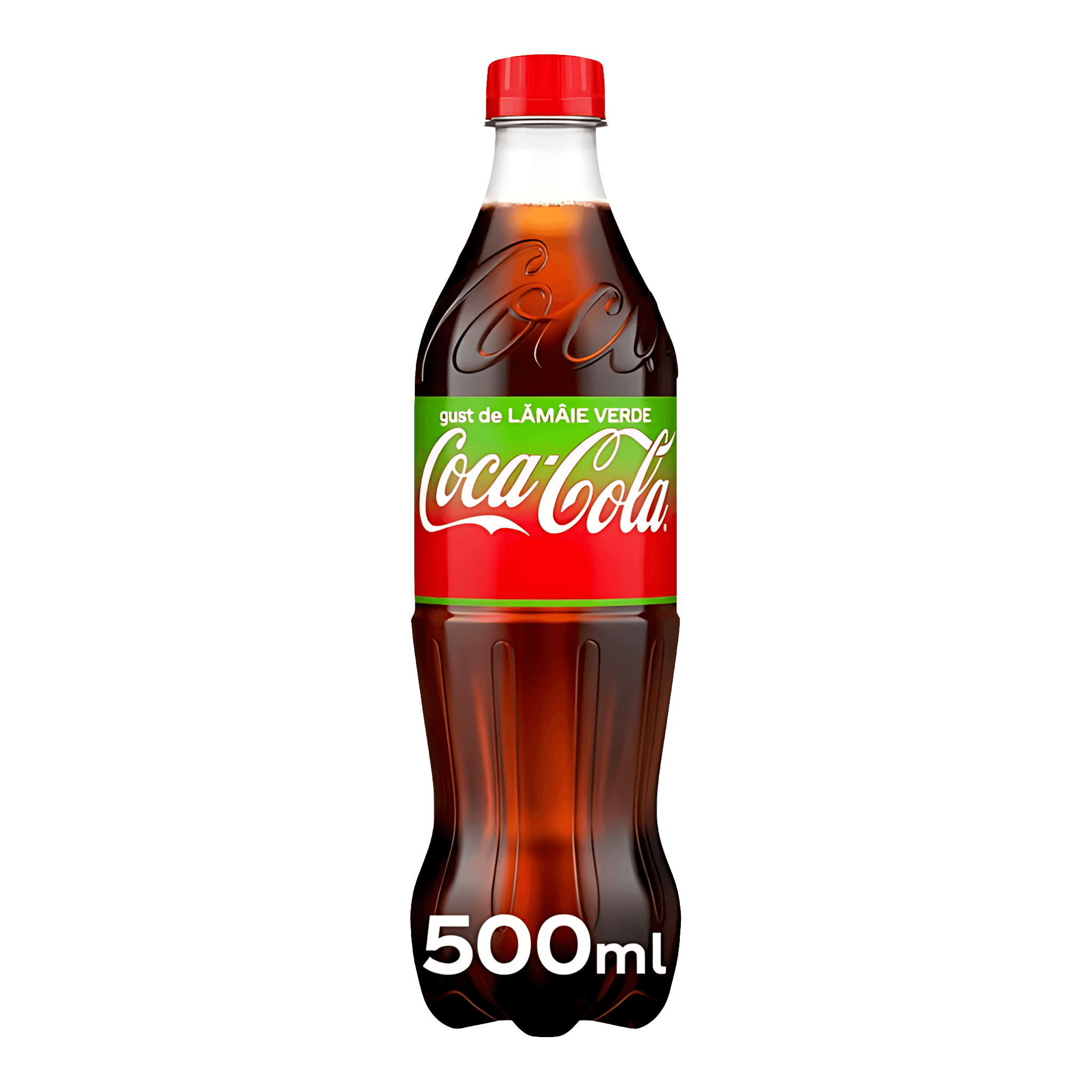 Bautura carbogazoasa Coca-Cola cu agust de lamaie verde, 0.5 l
