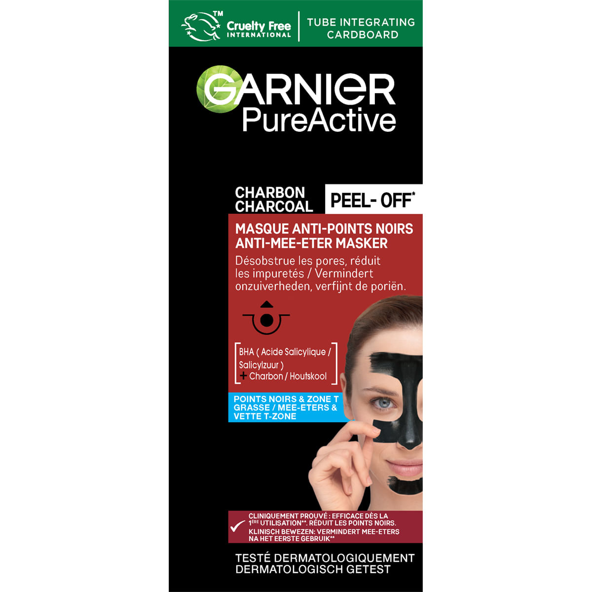 Masca anti-puncte negre Garnier Pure Active, 50 ml