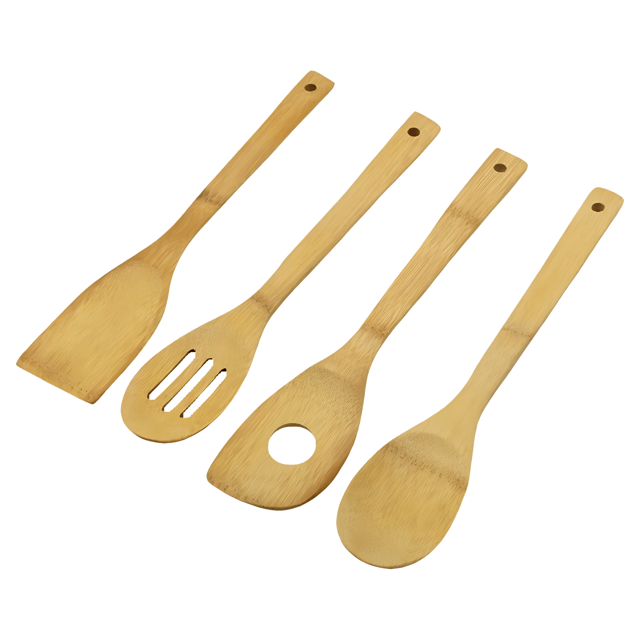 Set 4 ustensile Fackelmann din bambus 30 cm