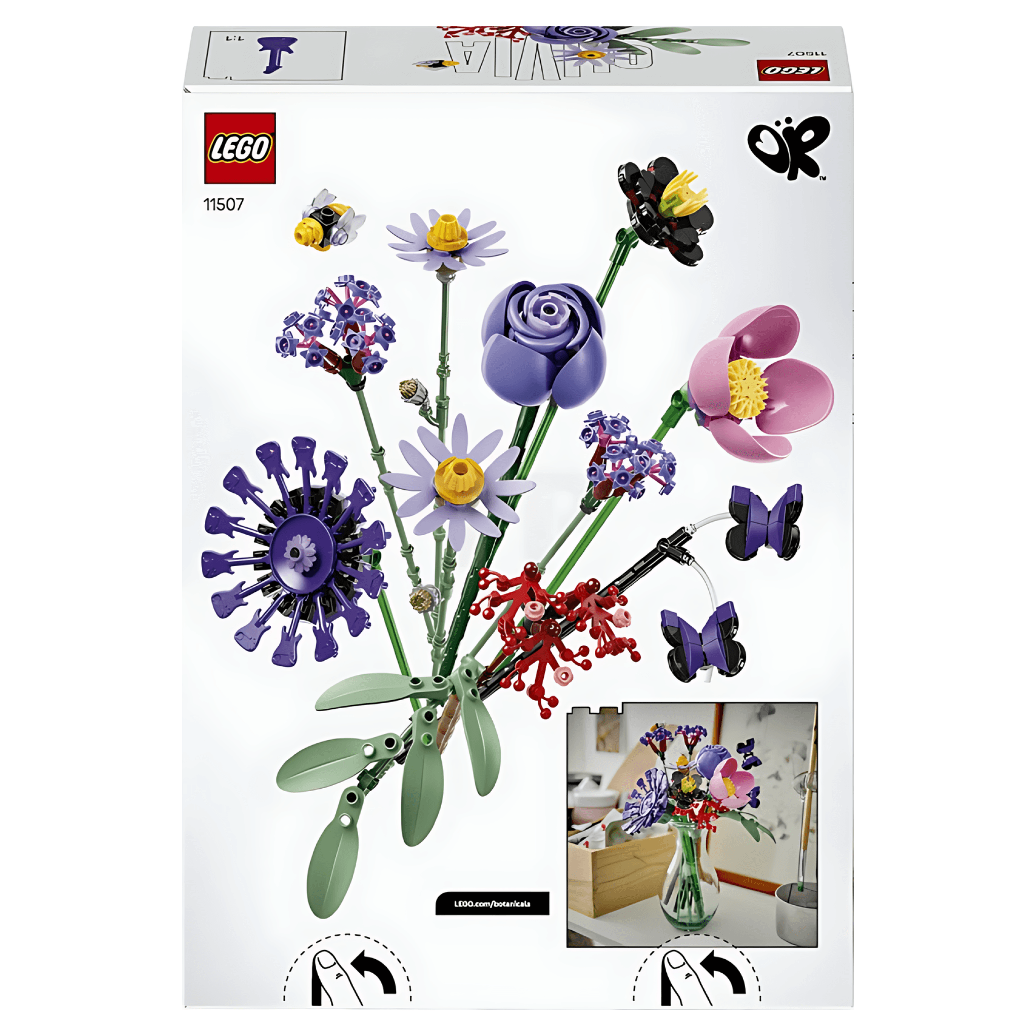 LEGO Botanicals - Buchetul de flori al Oliviei Rodrigo 11507, 9 ani+, 400 piese