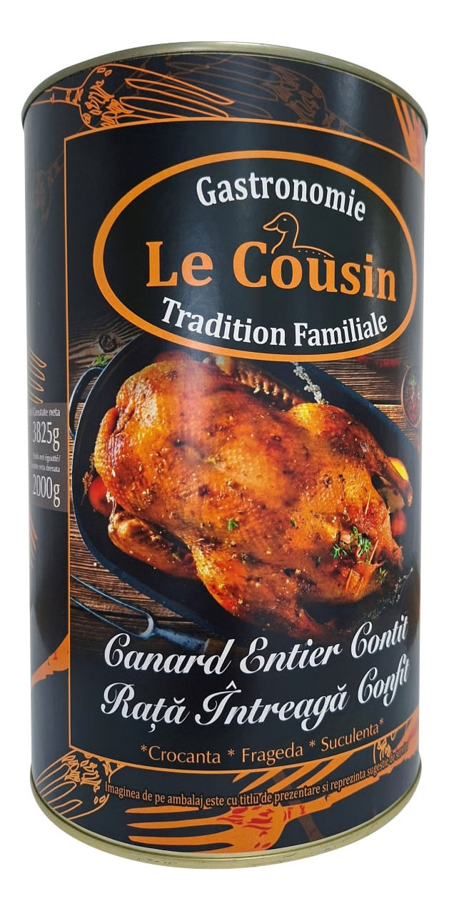 Rata intreaga confit Le Cousin, 3825 g