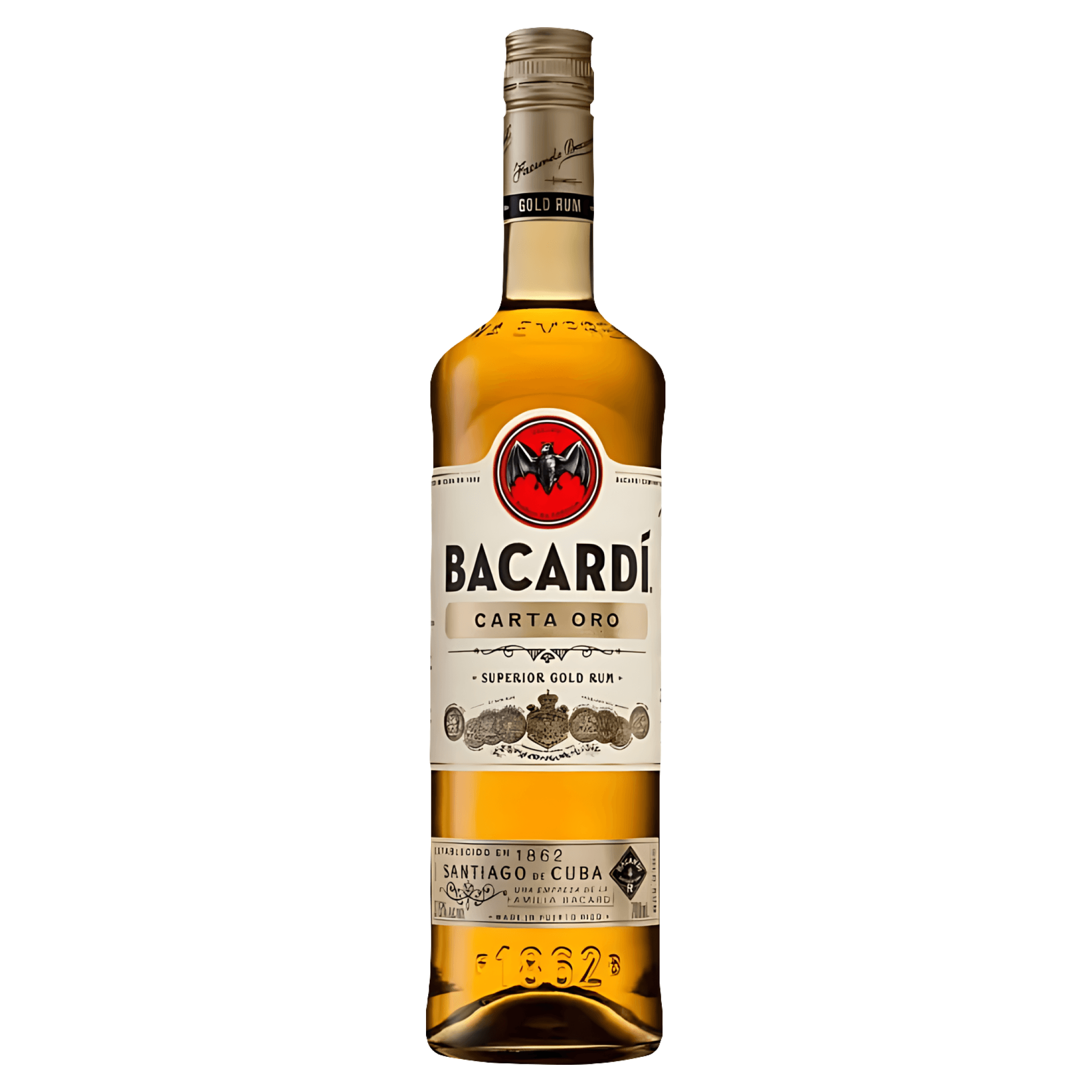 Rom Bacardi Carta Oro, 37.5% alcool, 0.7 l