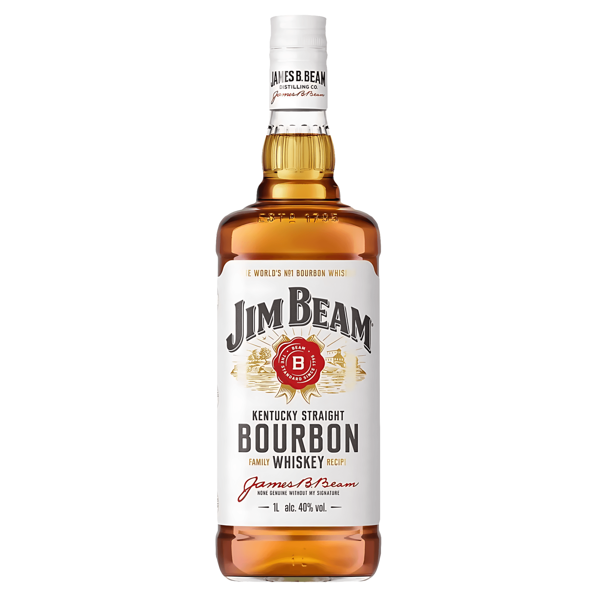 Whisky Jim Beam White, alcool 40%, 1 l