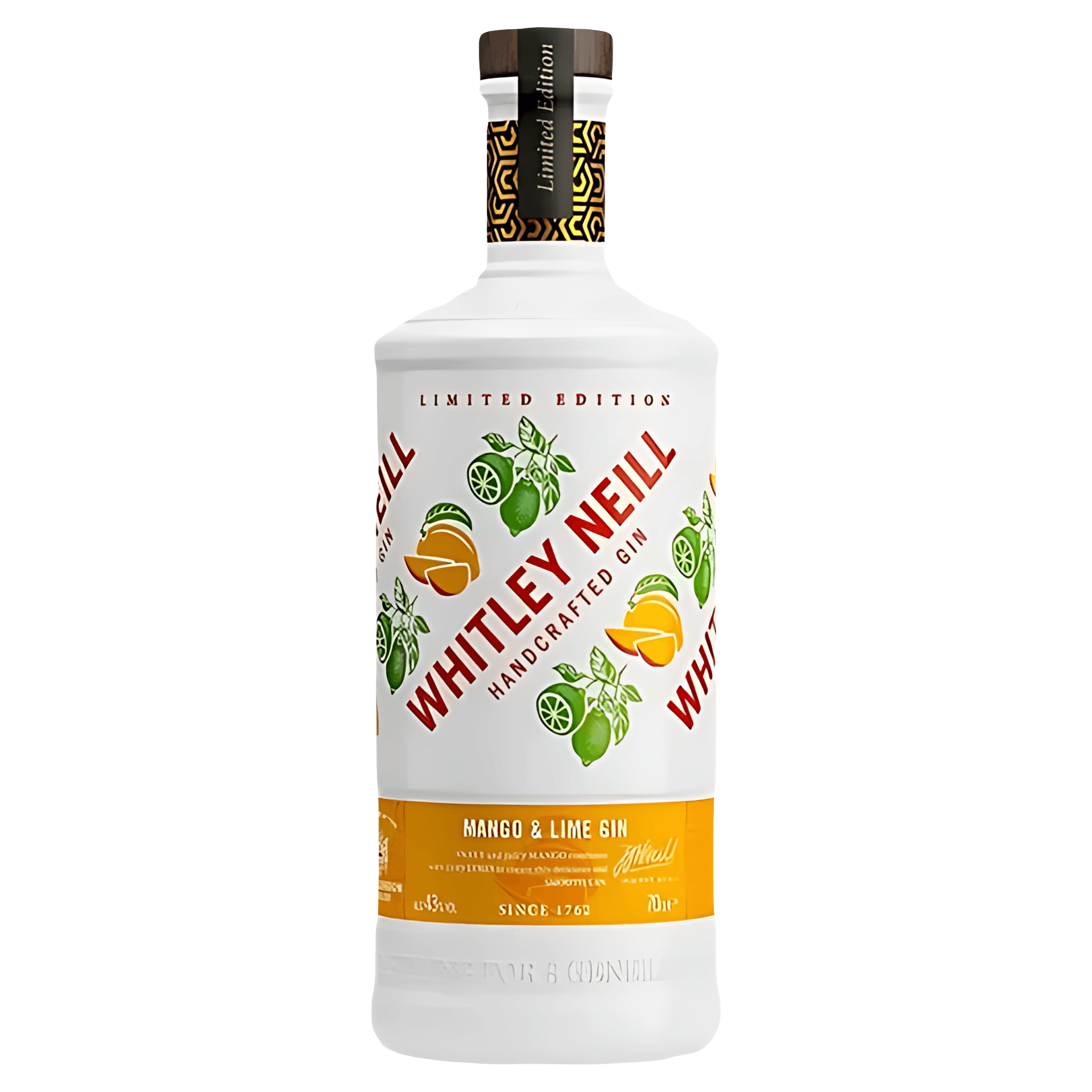 Gin Whitley Neill Mango & Lime, 41.3% alcool, 0.7 l