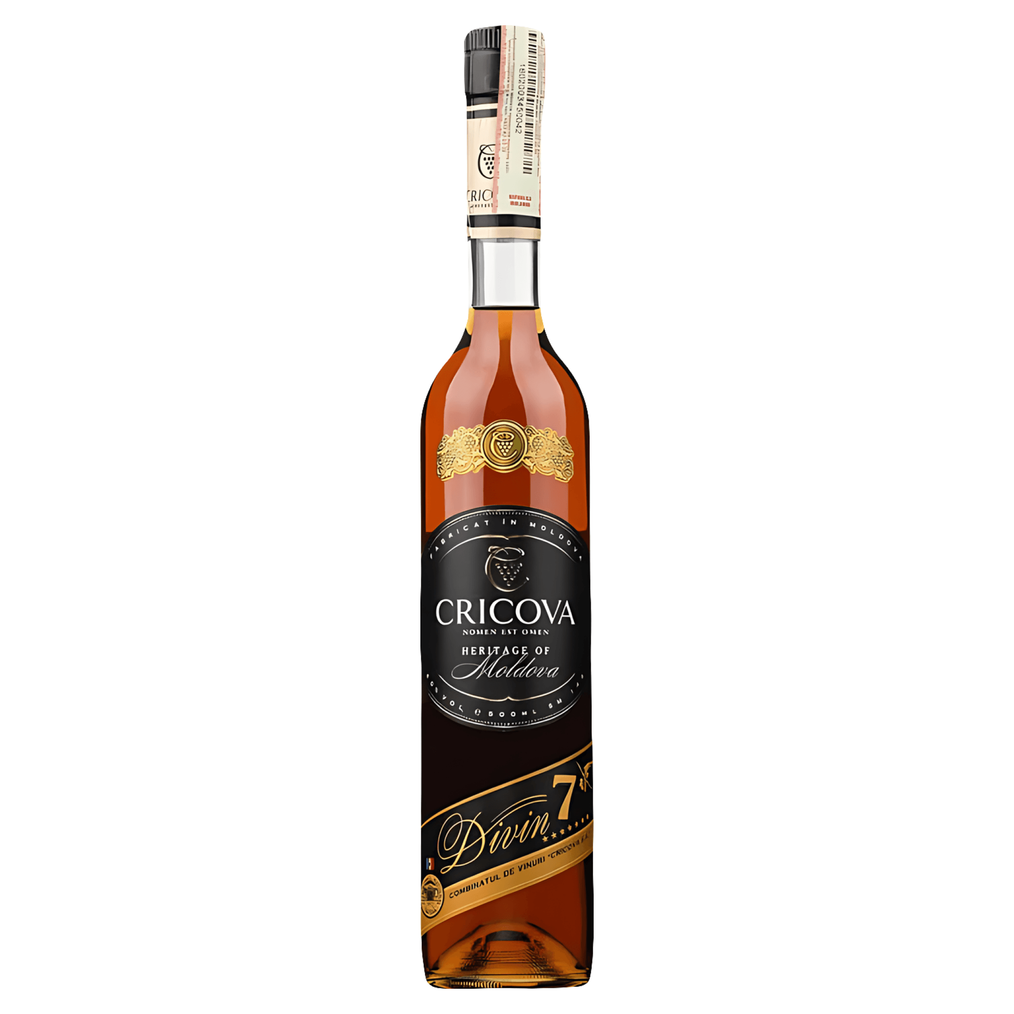 Coniac Cricova Divin, 7 ani, alcool 40%, 0.5 l