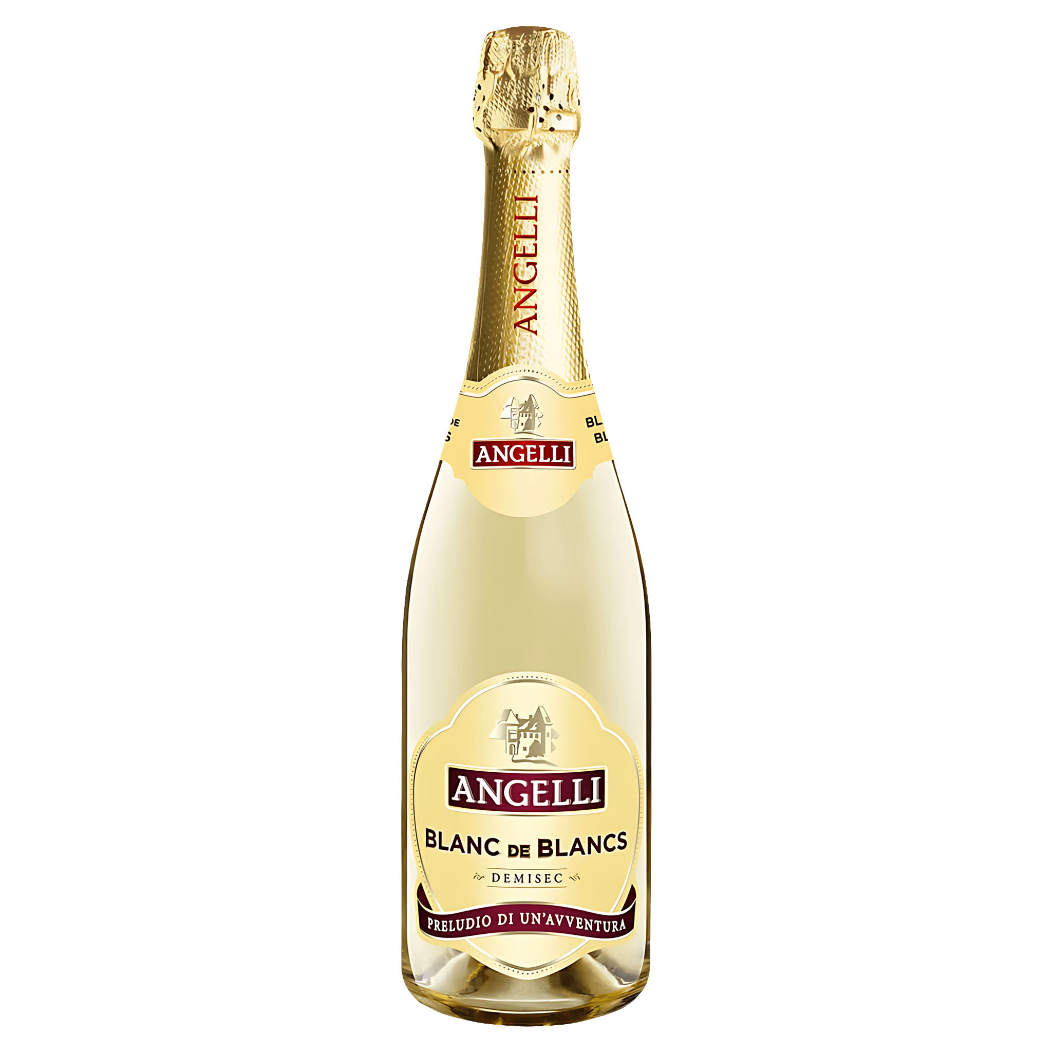 Vin spumant alb demisec Angelli, Blanc de Blancs 0.75 l