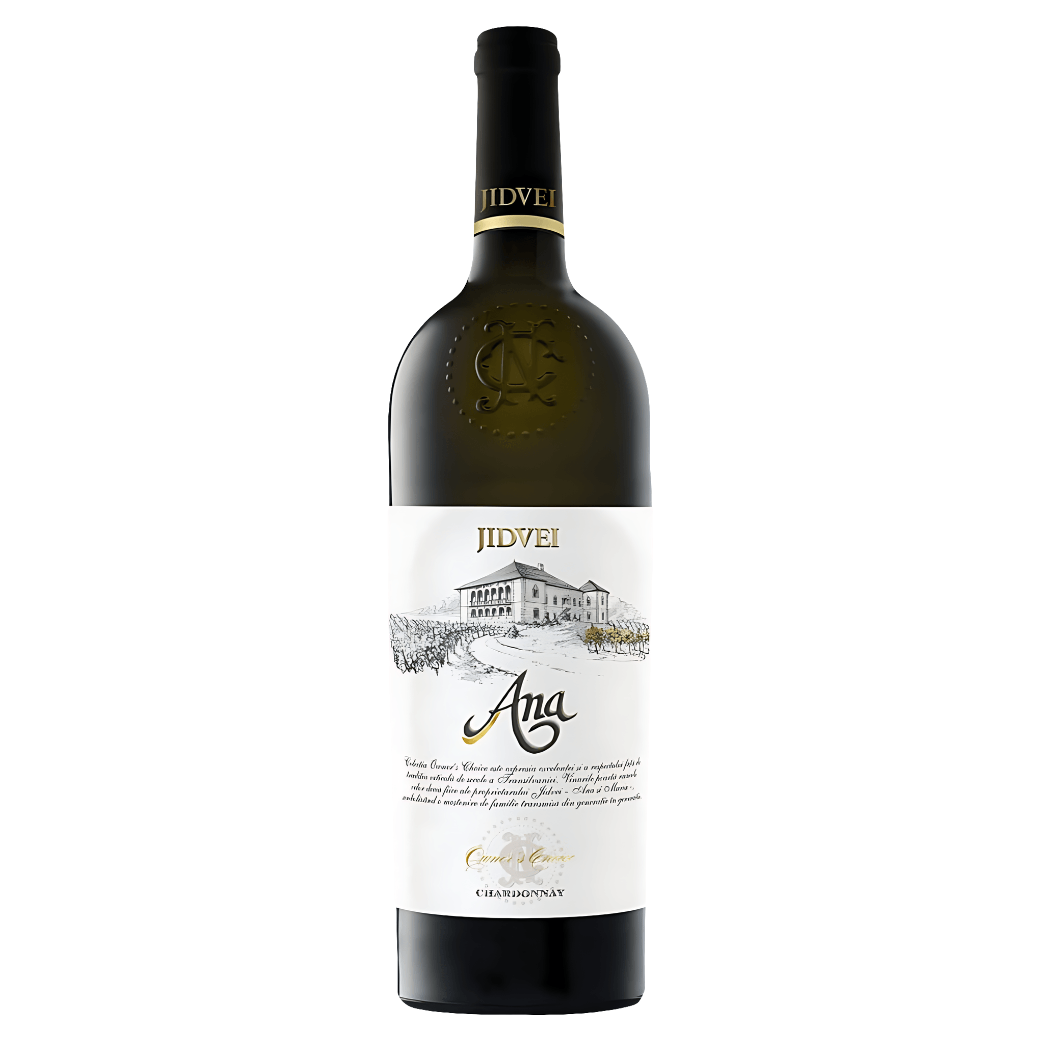 Vin alb sec Jidvei Owner’s Choice Ana, Chardonnay, 0.75 l