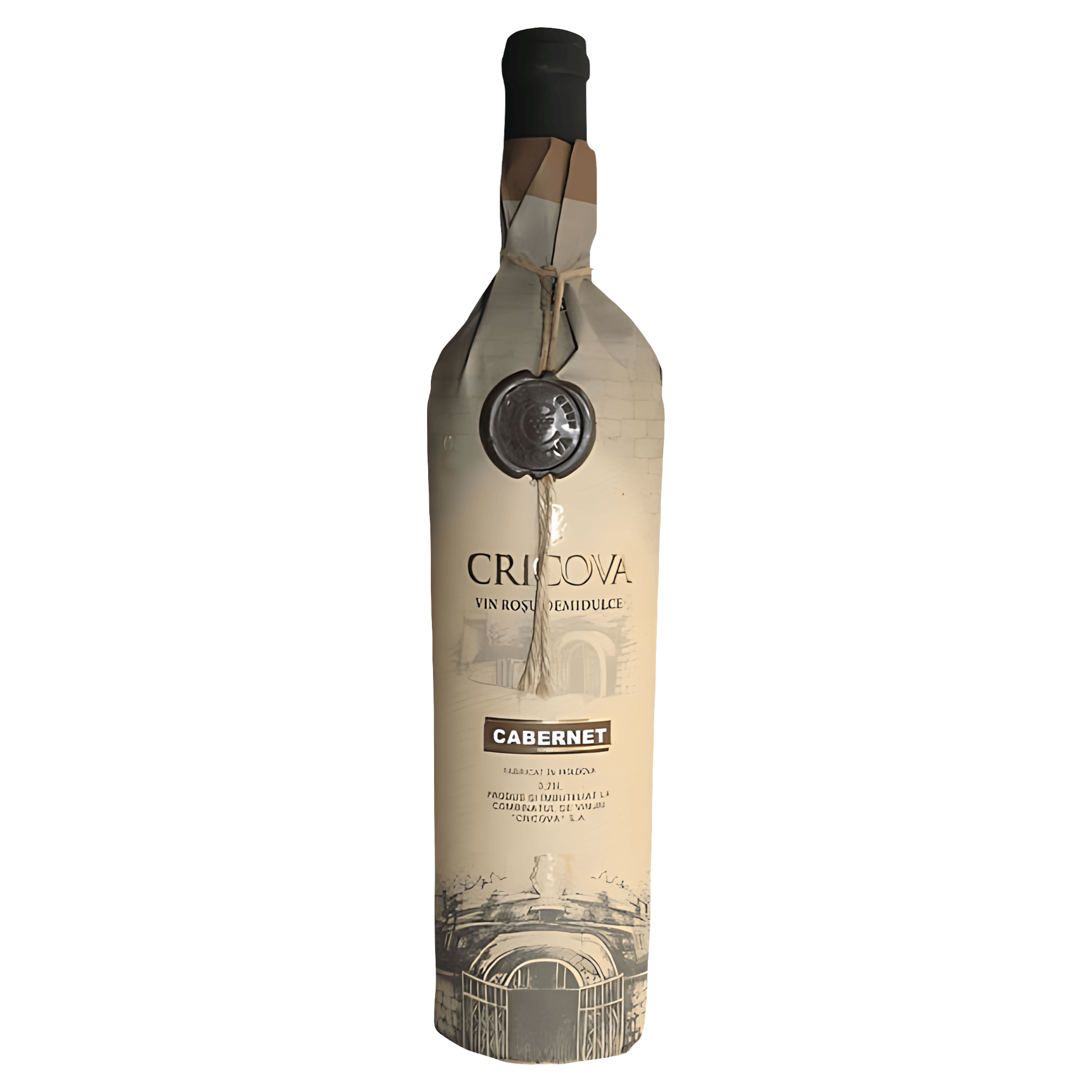 Vin rosu demidulce Cricova Hartie, Cabernet Sauvignon, 0.75 l