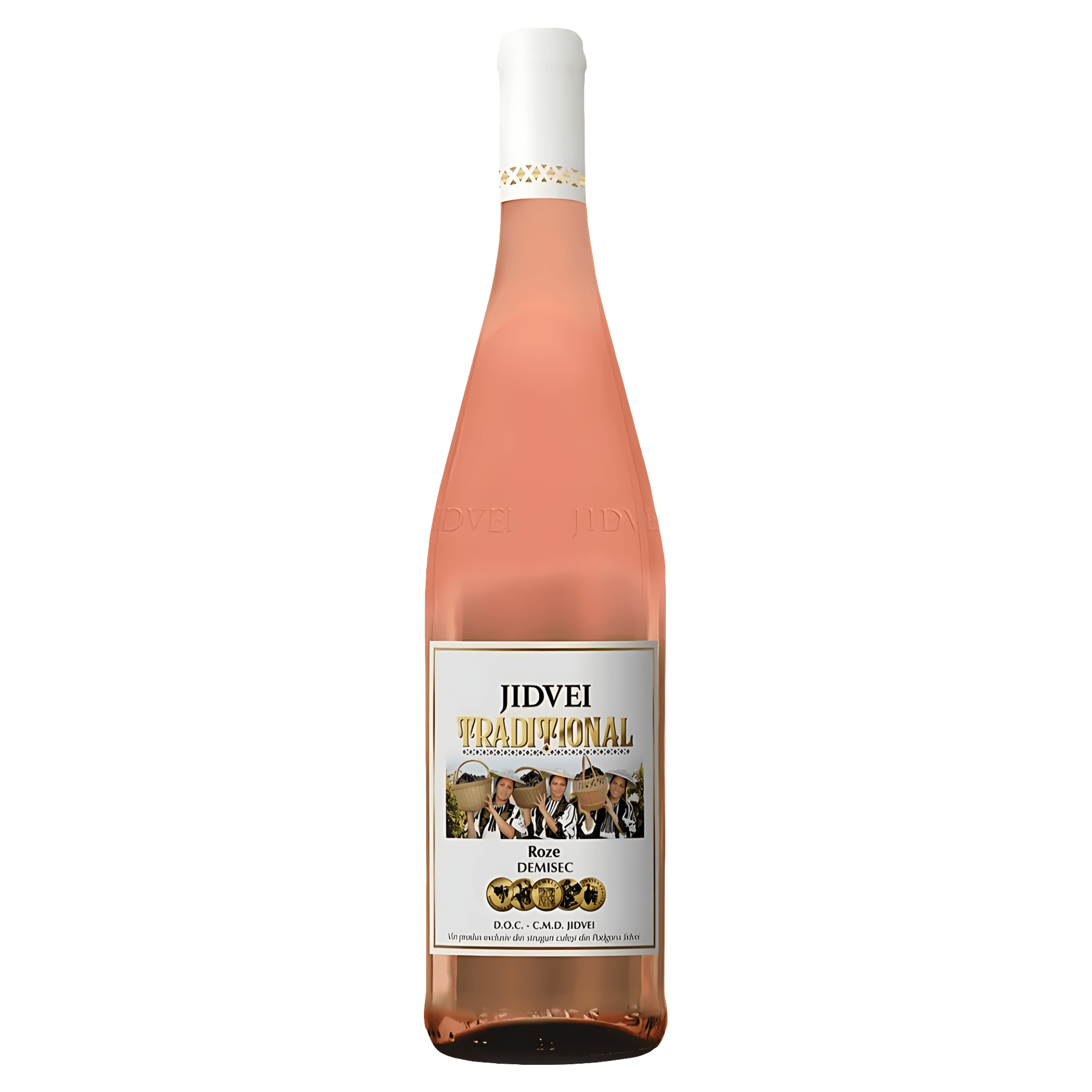 Vin rose demisec Jidvei Traditional, Pinot Noir, Cabernet Sauvignon si Syrah, 0.75 l