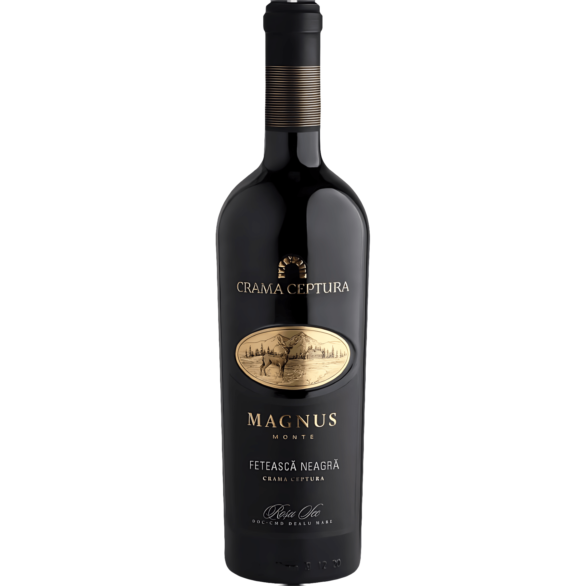 Vin rosu sec Crama Ceptura Cervus Magnus Monte, Feteasca Neagra, 0.75 l