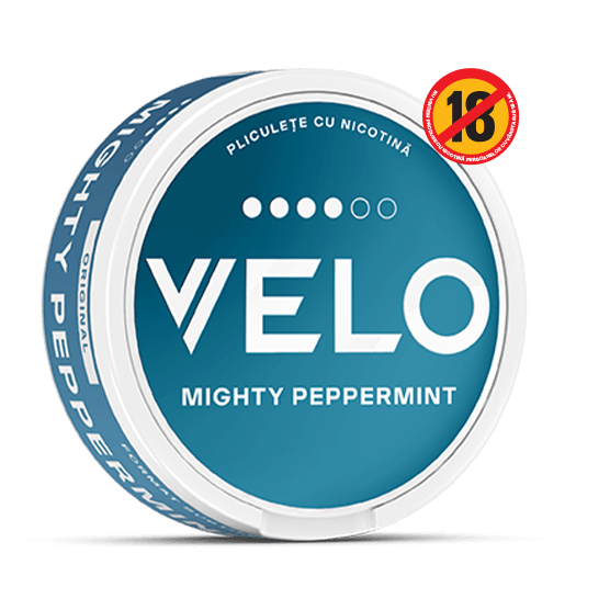 Pliculete cu nicotina Velo Mighty Peppermint 10,9 mg