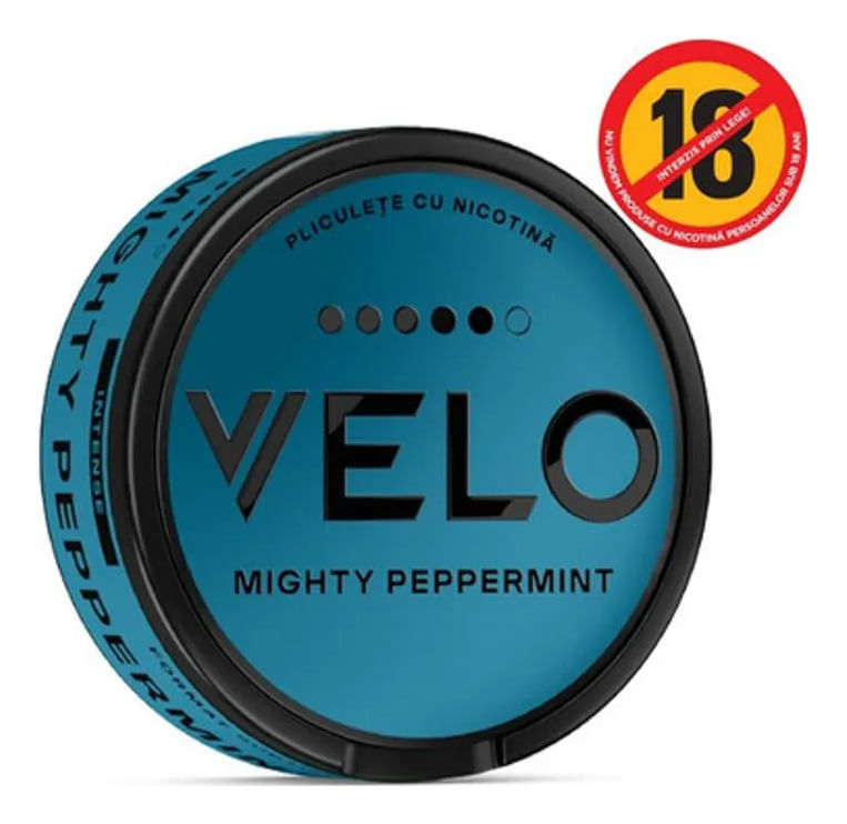 Pliculete cu nicotina Velo Mighty Peppermint 14 mg