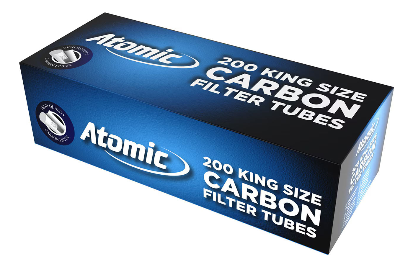 Tuburi de tigari Atomic Carbon, 200 bucati