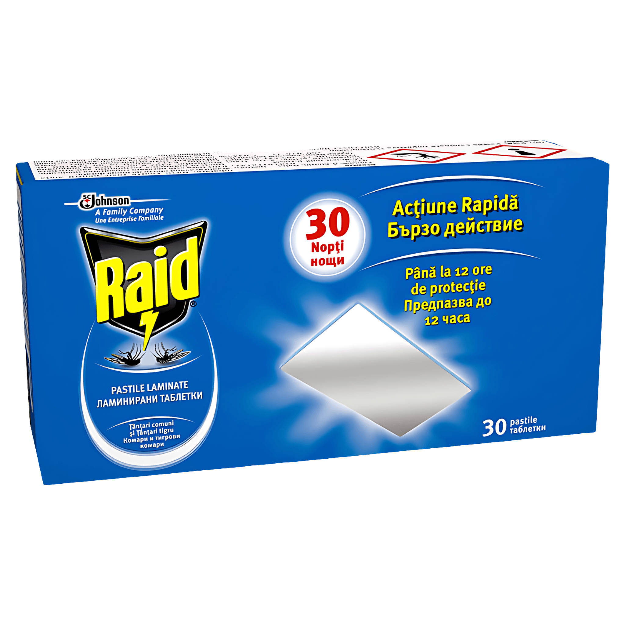 Pastile anti-tantari Raid, 30 de bucati