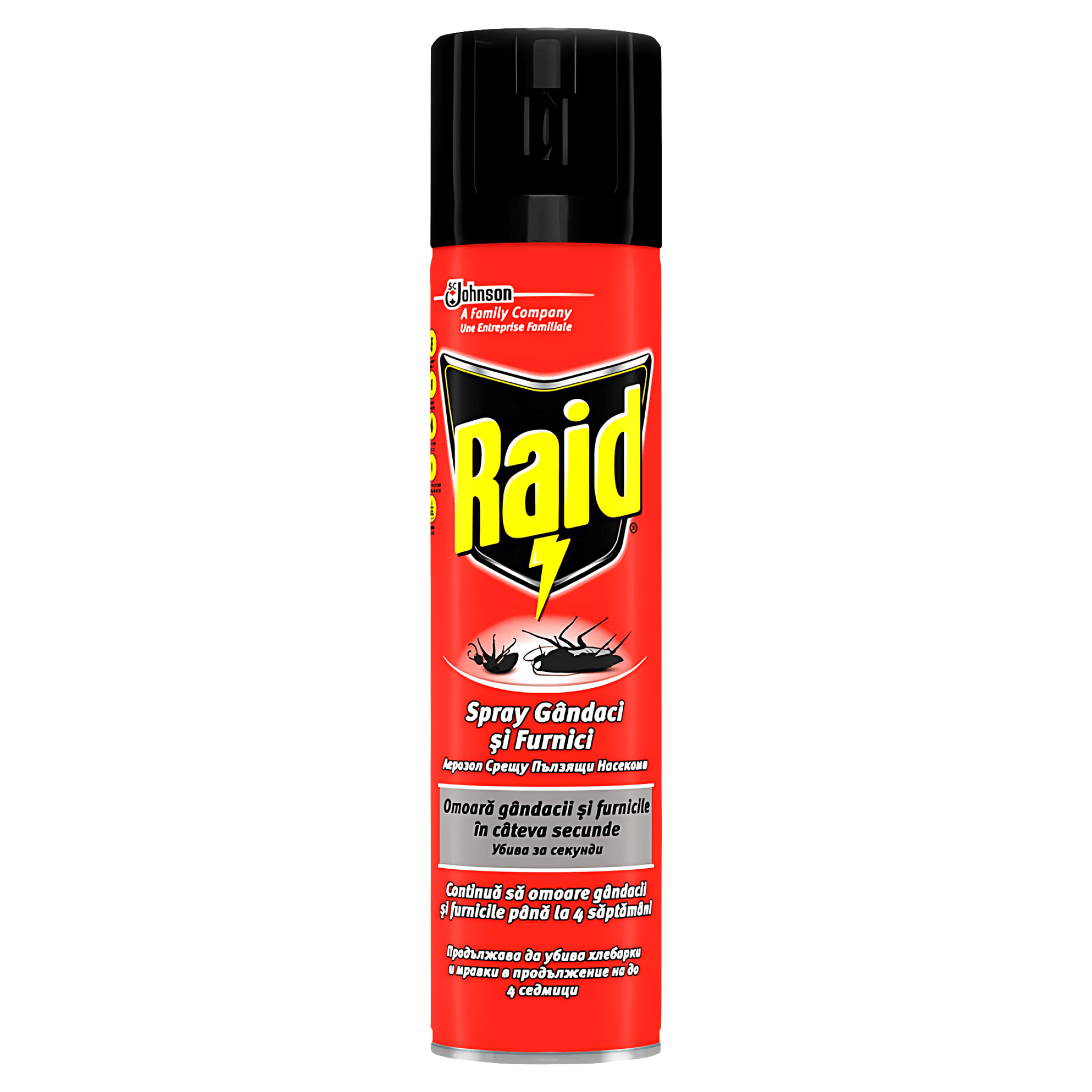 Spray Raid pentru gandaci si furnici, 400 ml
