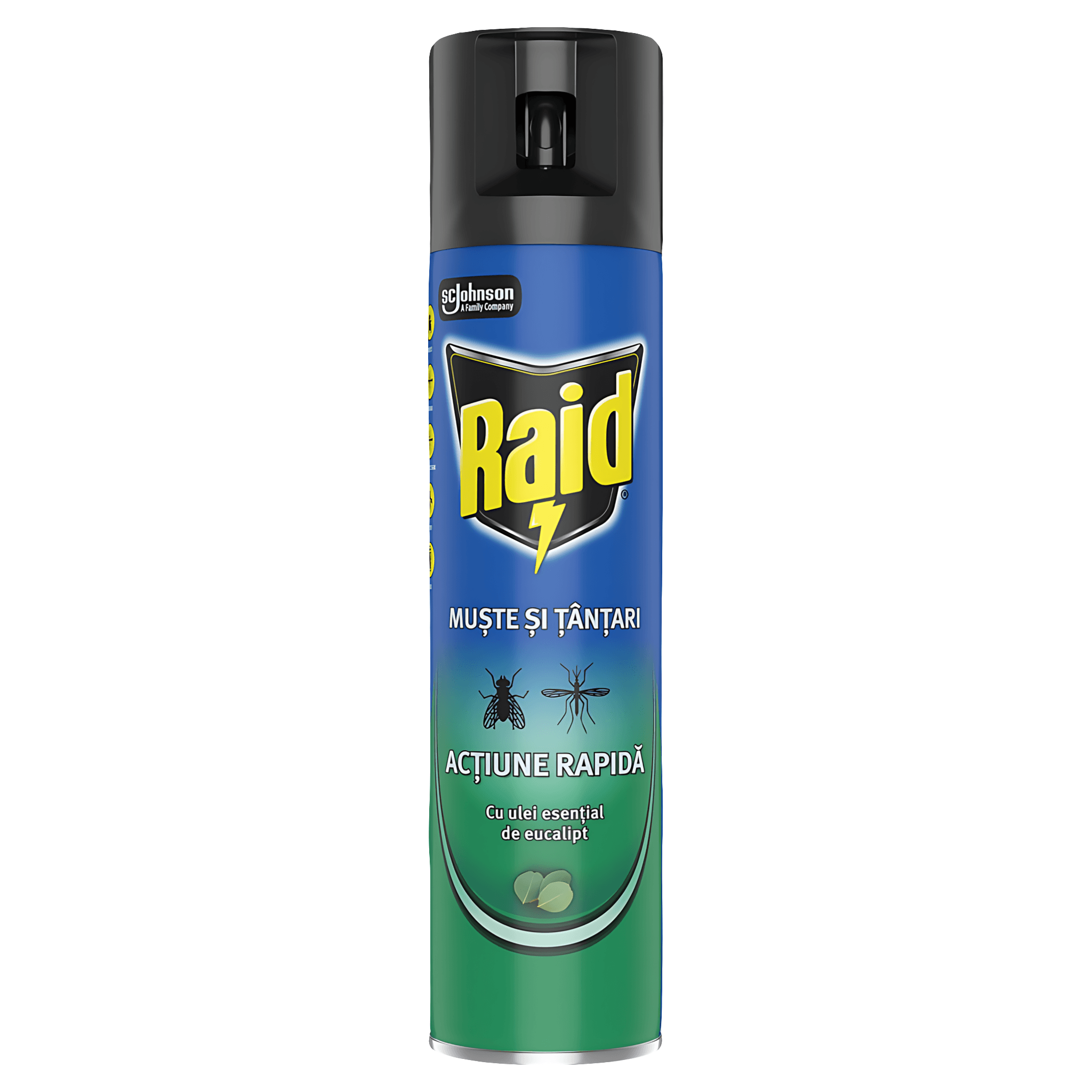Spray Raid pentru muste si tantari cu eucalipt, 400 ml