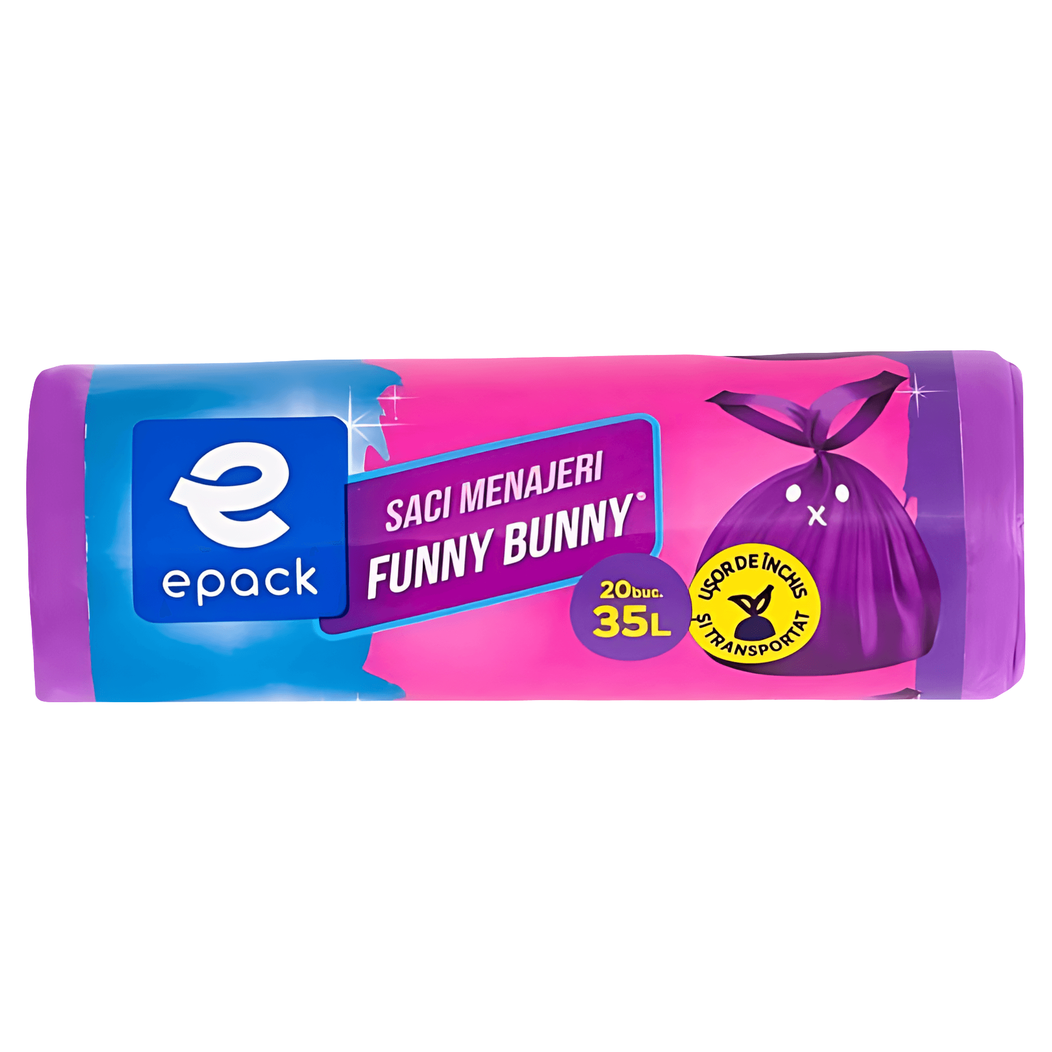 Saci menajeri Funny Bunny Epack 35 l, 20 bucati