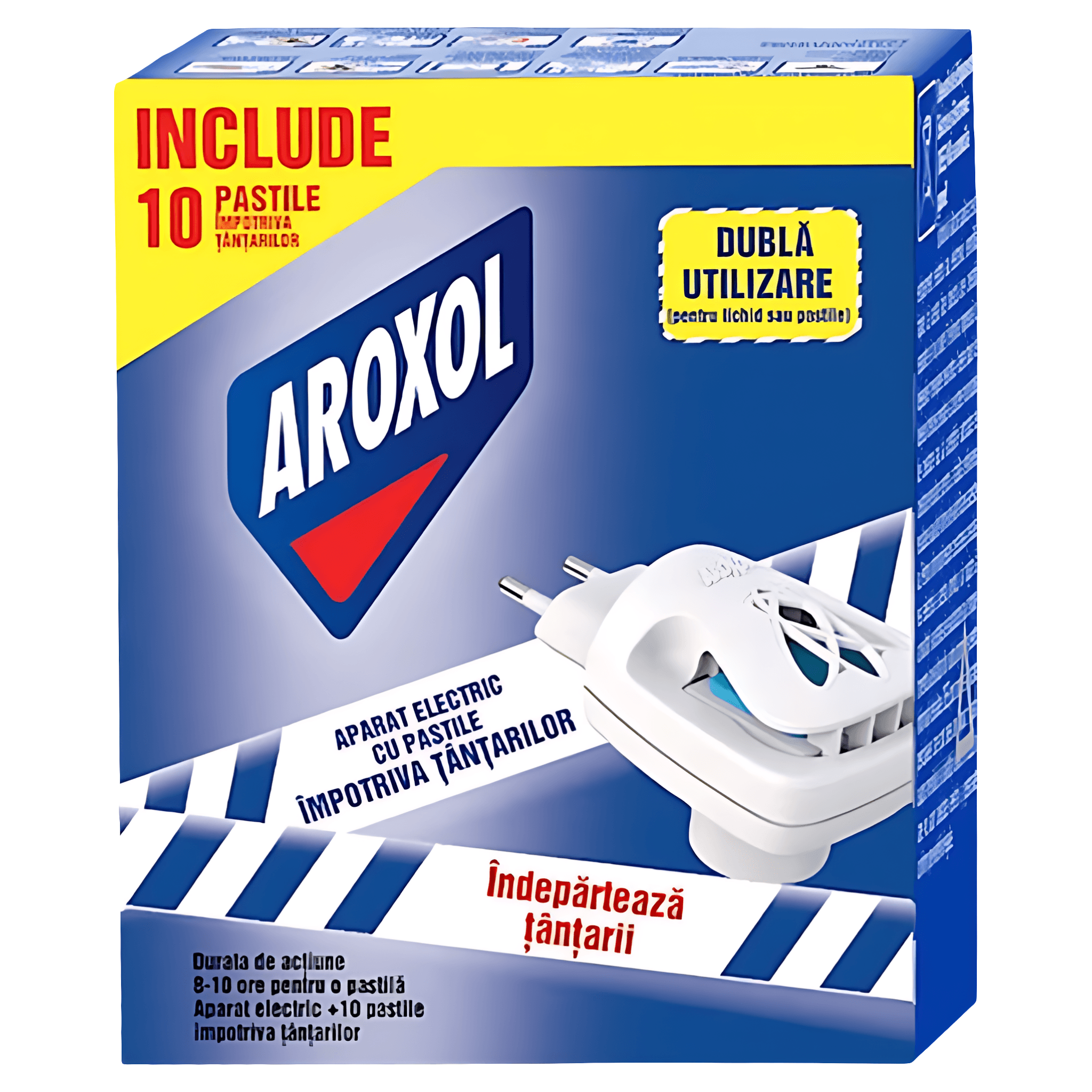 Aparat electric impotriva tantarilor Aroxol + 10 pastile