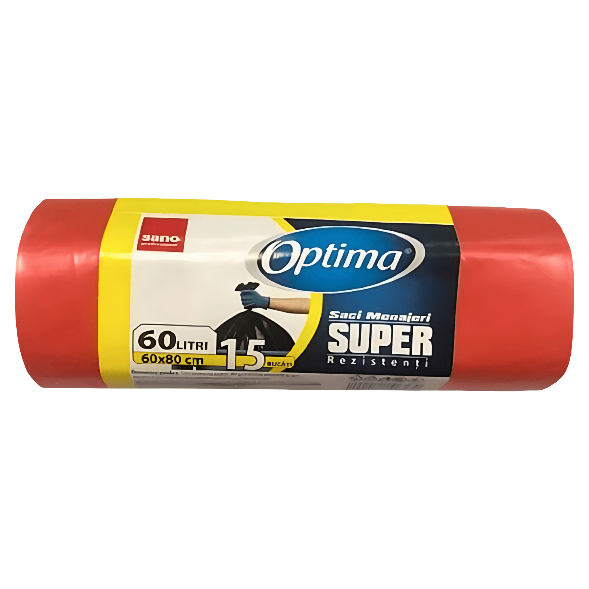 Saci menajeri rosi Sano, 60 l, 15 bucati