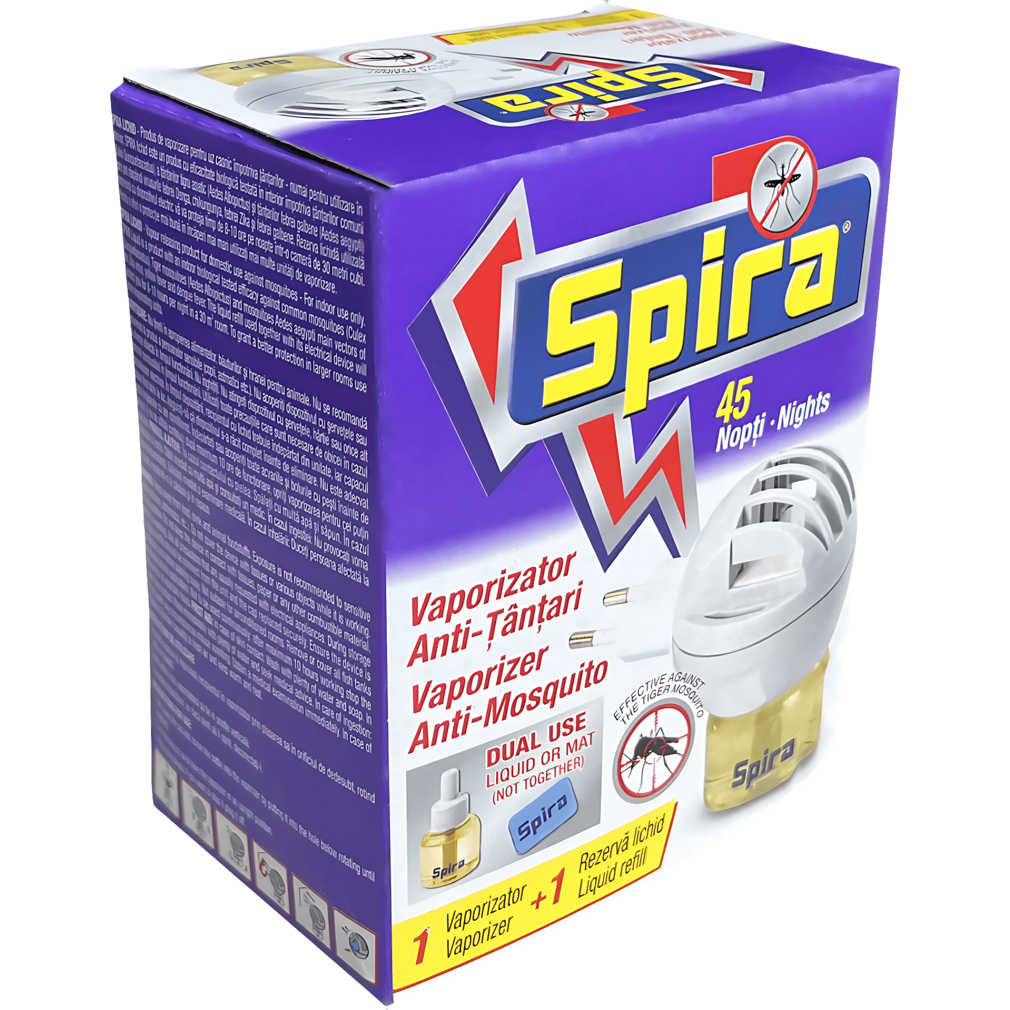 Vaporizator antitantari cu rezerva lichid Spira, 1 bucata