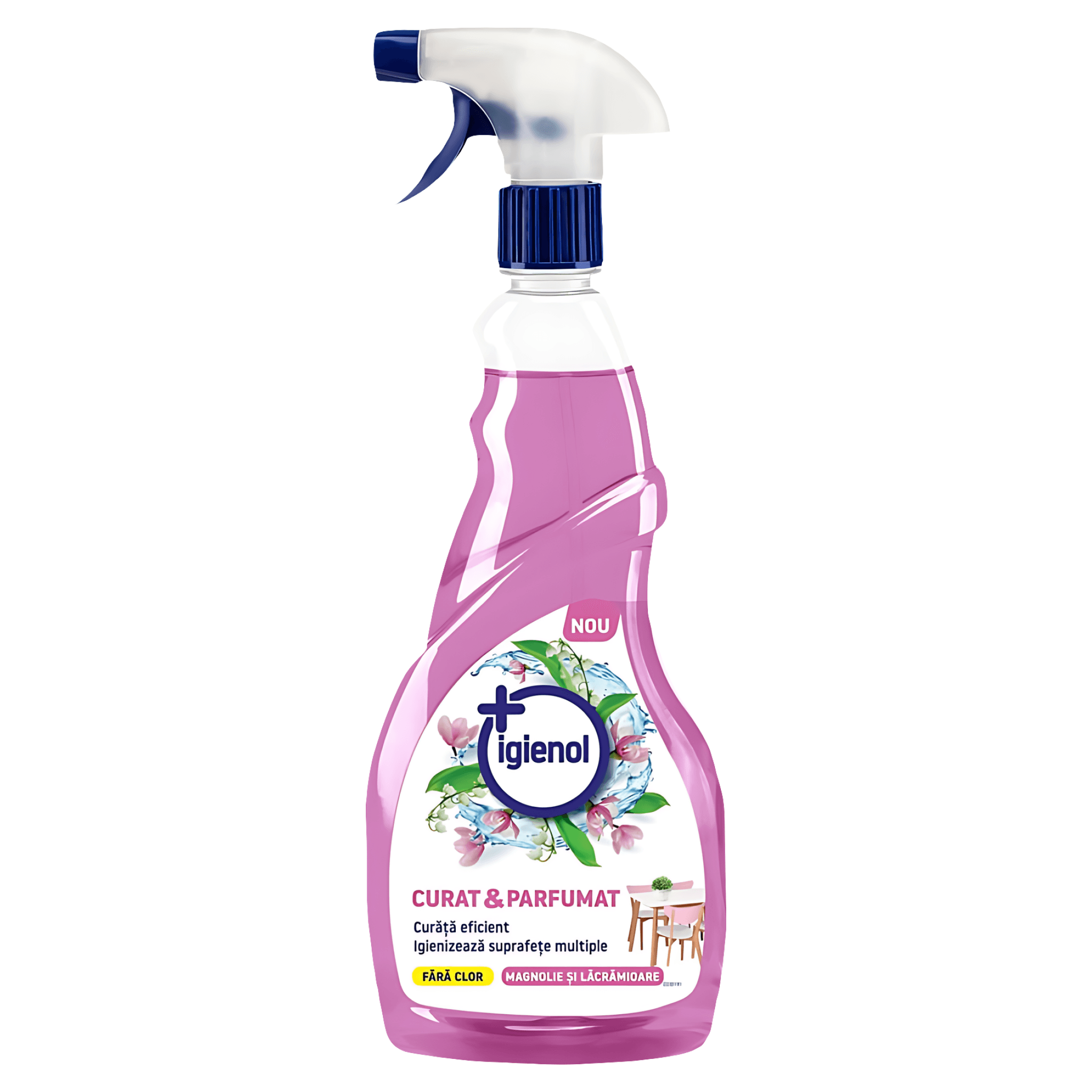 Dezinfectant suprafete Igienol cu magnolie si lacramioare, 750 ml