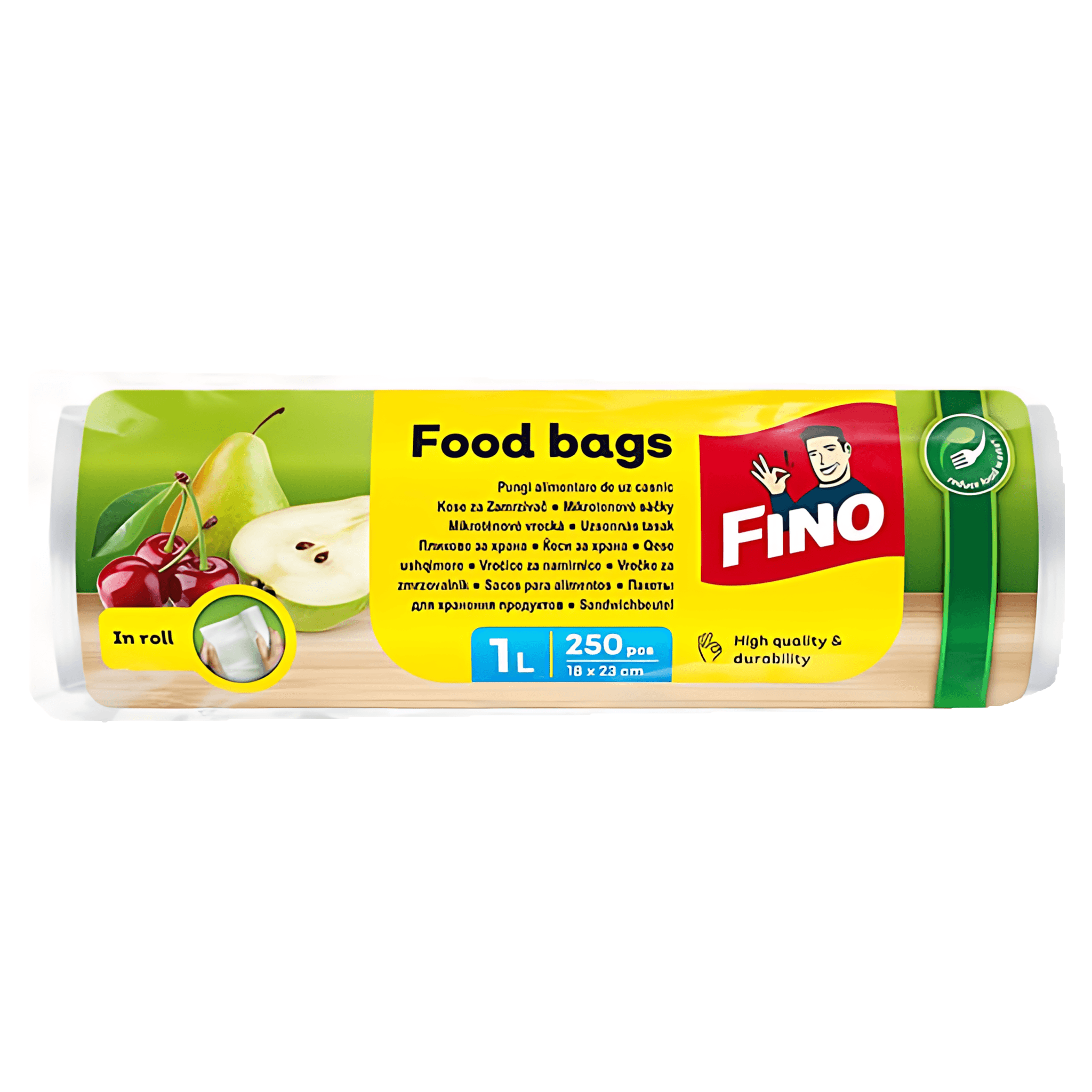 Pungi alimentare Fino 1L , 250 buc